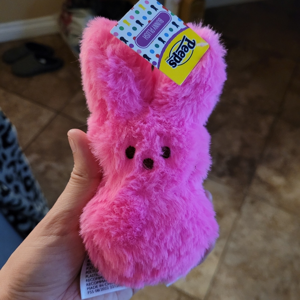Pink and Yellow Small Curly Haired Peeps